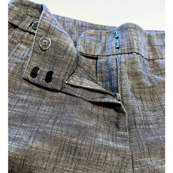 Larry Levine, Stretch Straight Dress Pant, Gray, women's 10 - Picture 5 of 12